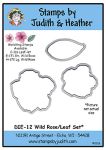 DIE-12 NEW BACK IN STOCK Wild Rose/Leaf Die Set